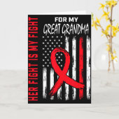 彼女の闘いは私の闘い ～曾祖母の心臓病～ カード (黄色い花)