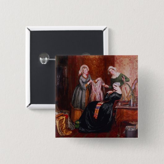 彼女の雑草を離れて投げること 缶バッジ (正面&裏面)