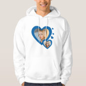 彼女の青い写真が好きです。 パーカ (正面)