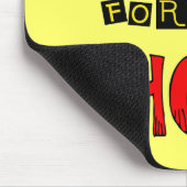 彼女の靴のTシャツそしてギフトのために働きます マウスパッド (コーナー)