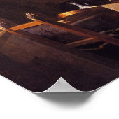 彼女の音楽を中断した少女 ポスター (角)