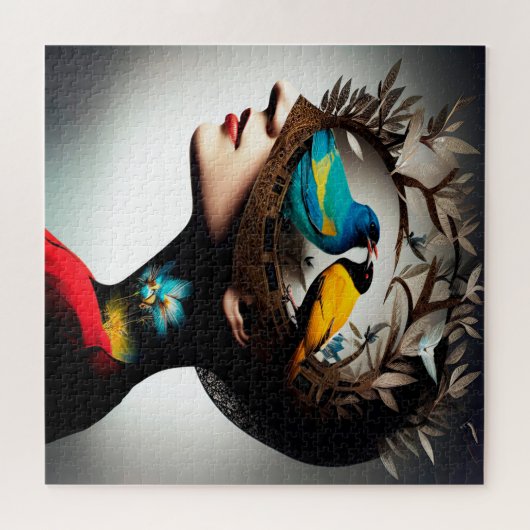 彼女の頭の中の鳥2 ジグソーパズル (横)