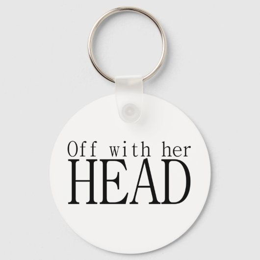 彼女の頭を離れて キーホルダー (正面)