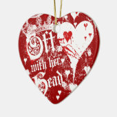 彼女の頭を離れて セラミックオーナメント (左)