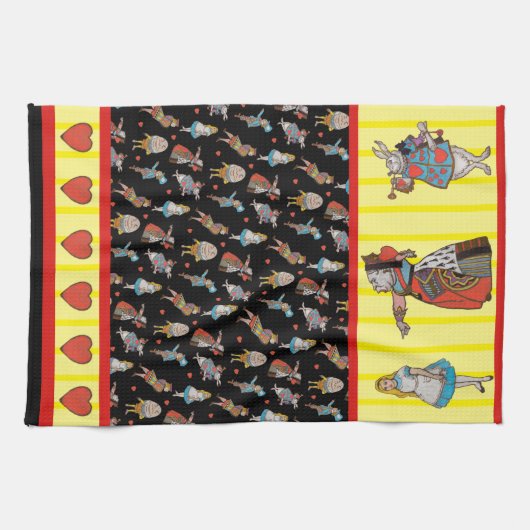 彼女の頭を離れろ! キッチンタオル (横)