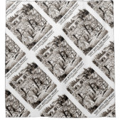 彼女の頭部とを離れて! アリスの女王のハートの不思議の国 シャワーカーテン (正面)