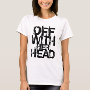 彼女の頭部とを離れて Tシャツ