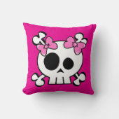 彼女の頭部16x16装飾用クッション クッション (正面)