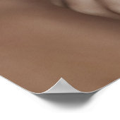 彼女の顔に砂糖をスクラブする女性 ポスター (角)