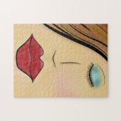 彼女の顔 ジグソーパズル (横)
