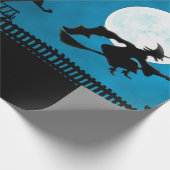 彼女の飛んでいる眉に怖い魔女 ラッピングペーパー (角)