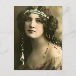 彼女の髪の真珠 ポストカード