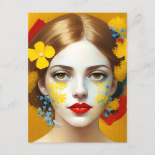 彼女の髪の花 ポストカード