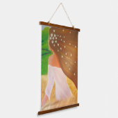 彼女の髪の花 吊り下げ型タペストリー (傾斜あり)