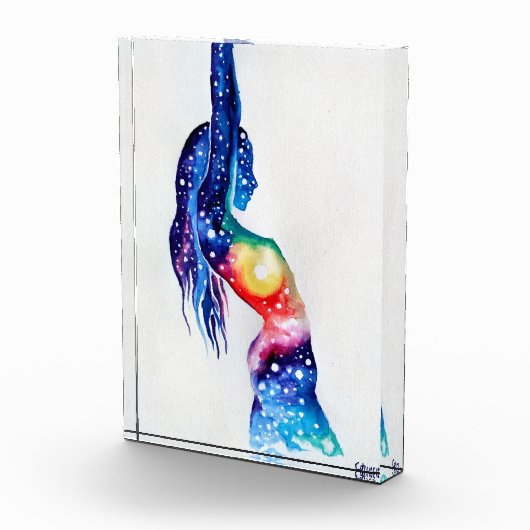 彼女の魂のポスターの中の女性と宇宙 フォトブロック (右)