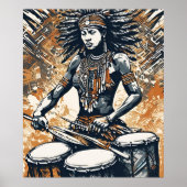 彼女の魂のリズム – ドラムの部族の女王 ポスター (正面)