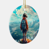 彼女の魂の頂点 | アニメハイカーガール セラミックオーナメント (右)