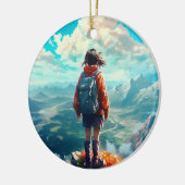 彼女の魂の頂点 | アニメハイカーガール セラミックオーナメント (左)