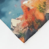 彼女の魂の頂点 | アニメハイカーガール フリースブランケット (角)