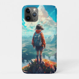 彼女の魂の頂点 | アニメハイカーガール iPhone 11 PROケース