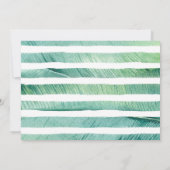 彼女の2歳のワイルドなフラインゴの誕生日パーティーの写真カード 招待状 (裏面)