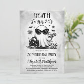 彼女の20代に別れを告げるゴーストカクテル誕生日パーティー 招待状 (スタンド正面)