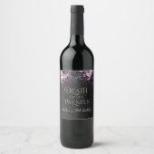彼女の20代の死 30歳の誕生日パーティー ワインラベル (正面)
