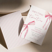 彼女の20代を締めくくる コケッティ・ボウ 30歳の誕生日 招待状