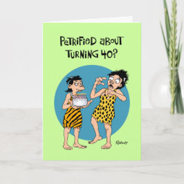 彼女の40歳の誕生日のグリーティングカード カード