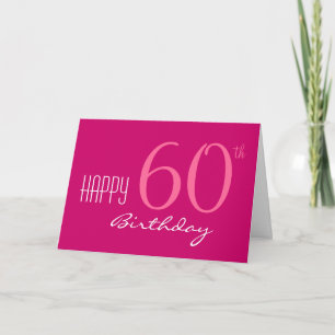 彼女の60誕生日 カード