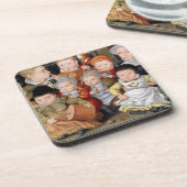 彼女の8 childreを持つ母のT33337ポートレート コースター (左側)