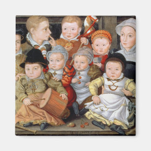 彼女の8 childreを持つ母のT33337ポートレート マグネット