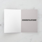 彼女の（災難のジェーン）グリーティングカードのための卒業 カード (内部)