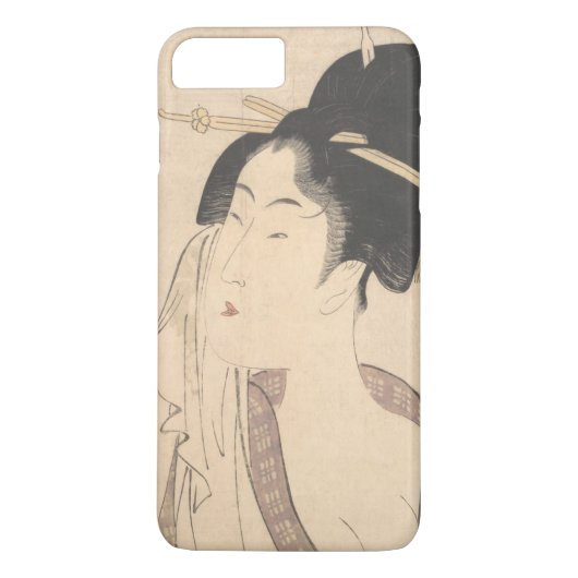 彼女のBathの後でリラックスしている女性 Case-Mate iPhoneケース (裏面)