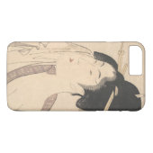 彼女のBathの後でリラックスしている女性 Case-Mate iPhoneケース (裏面(横))