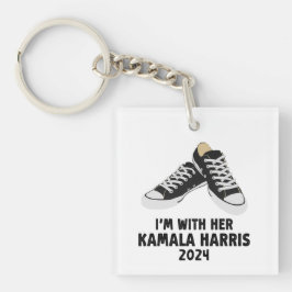 彼女のKamala Harris Support Kamala Harrisと一緒にいる キーホルダー