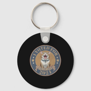 彼女のKamala Harris The Cat Lady Eに投票おもしろいした キーホルダー