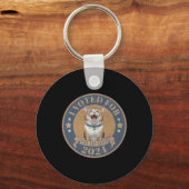 彼女のKamala Harris The Cat Lady Eに投票おもしろいした キーホルダー (正面)