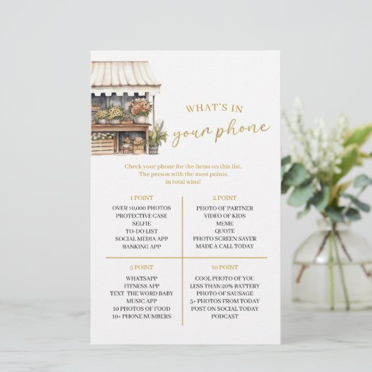 彼女はあなたの電話ゲームの中にあるものを市場から外れている (スタンド正面)