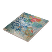 彼女はいつの日も言い訳のコラージュを起こした タイル (側面)