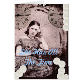 彼女はいつも持っています