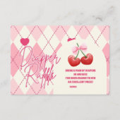 彼女はおむつラッフルの上のさくらんぼだ エンクロージャーカード (正面)