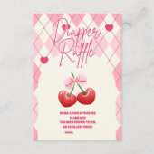 彼女はおむつラッフルの上のさくらんぼだ エンクロージャーカード (正面)