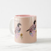 彼女はおもしろいだ！ ツートーンマグカップ (正面左)