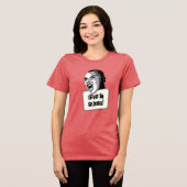 彼女はおもしろい文字 トライブレンドTシャツ (正面全面)