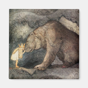 彼女はくまの鼻に接吻しました マグネット