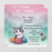 彼女はここにいる我々は雲の糸を子猫ではない 招待状 (正面/裏面)