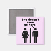 彼女はここには行かない マグネット (正面/裏面)