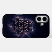 彼女はこれのために生まれた - ダークな美意識の引用 Case-Mate iPhoneケース (裏面 (横))