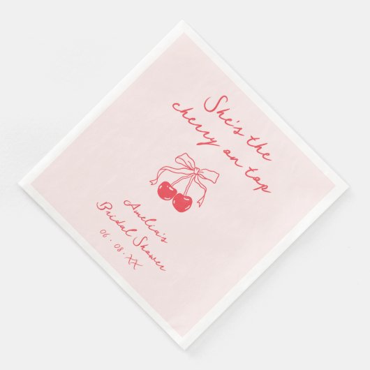 彼女はさくらんぼオントップブライダルシャワー (コーナー)